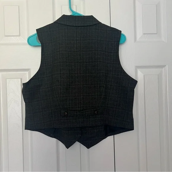 Collectif Professor Check Vest - UK 16 - Picture 3 of 4